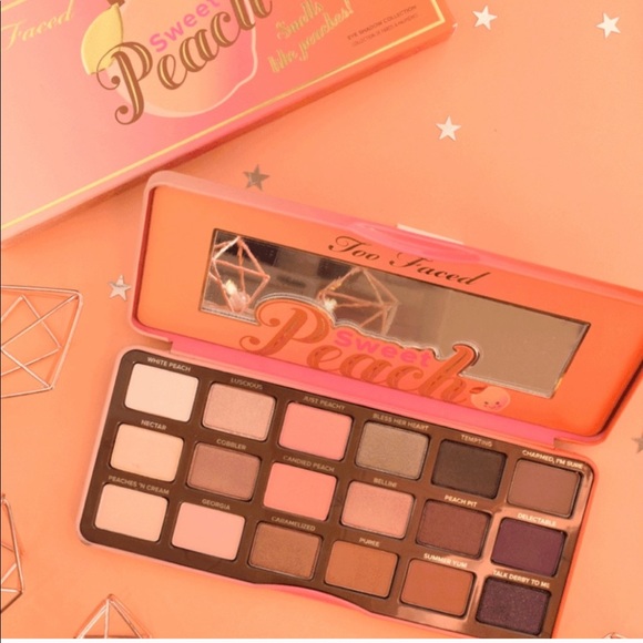 SOLD🍑Too Faced “Sweet Peach” Eyeshadow Palette - Picture 3 of 10